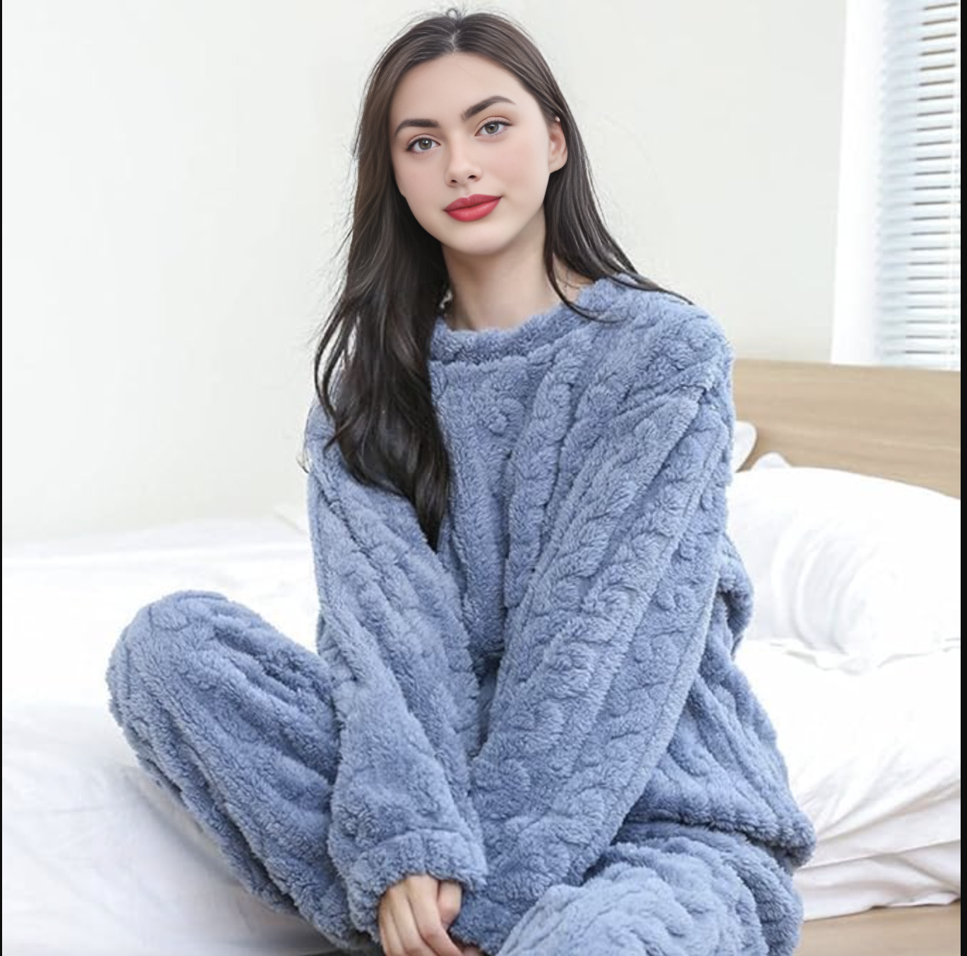 BearWool™ Ultra-Soft Sherpa Lounge Set – Cozy Two-Piece Loungewear for Ultimate Comfort